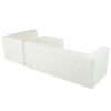 Modular Combination Living Room Sofa Set, Modern Minimalist Sofa, Living Room Upholstered Sofa Bed, Bedroom, 2 Pieces Computer Free Combination, L - Shaped - Beige - Image 17