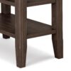 Acadian - Narrow Side Table - Farmhouse Brown - Image 3