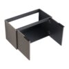 Contemporary Wall Mounted Bathroom Vanity With Resin Sink, Soft Close Doors - Khaki - Image 19