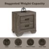 Lyndon - Weathered Grain Nightstand - Gray - Image 6