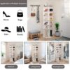 7 Tier Rotating Shoe Rack With High Base Design, Freestanding 360° Organizer For 28 Pairs - White - Image 5