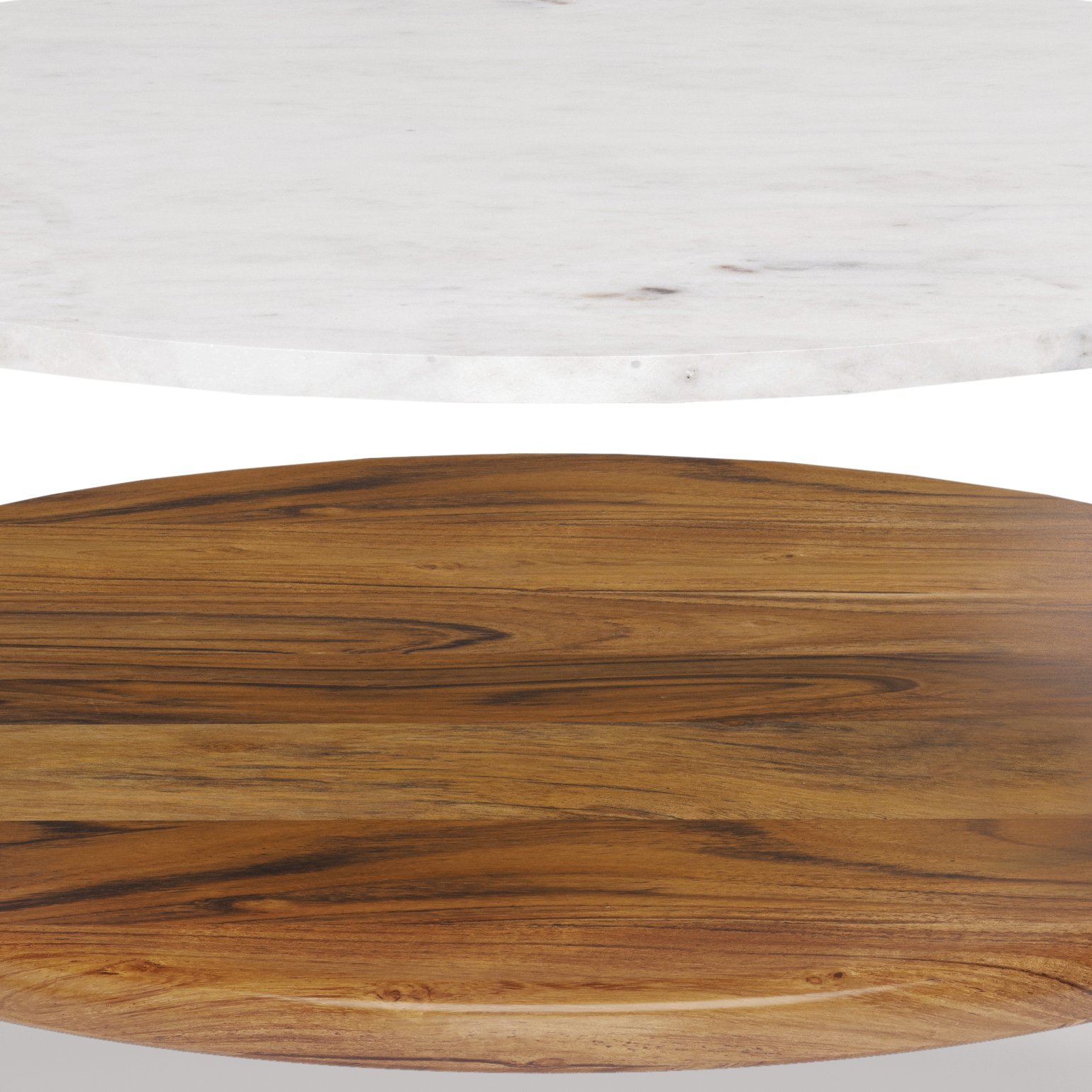Wagner - Coffee Table - White / Natural - Image 2
