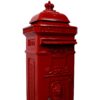Mailboxes Residential Large Capacity Letter Box With Outdoor Rainproof Design Aluminium - Red - Image 17