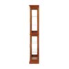 Curio Cabinet Lighted Curio Diapaly Cabinet With Adjustable Shelves And Mirrored Back Panel, Tempered Glass Doors (6 Tier), (E26 Light Bulb Not Included) - Walnut - Image 18
