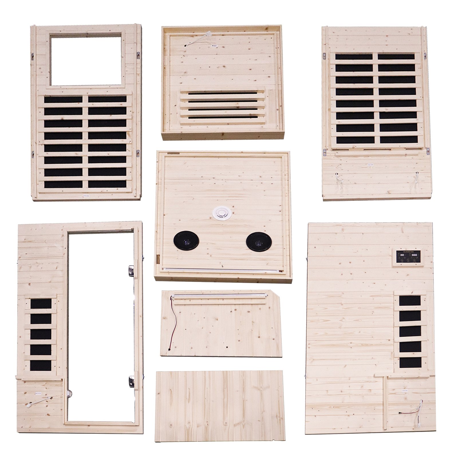 Single Person Spruce Far Infrared Sauna Hair - Natural - Image 3