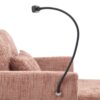 Multifunctional Lazy Person Sofa Recliner With Storage Backrest And Cell Phone Bracket For Living Room And Bedroom - Pink - Image 14