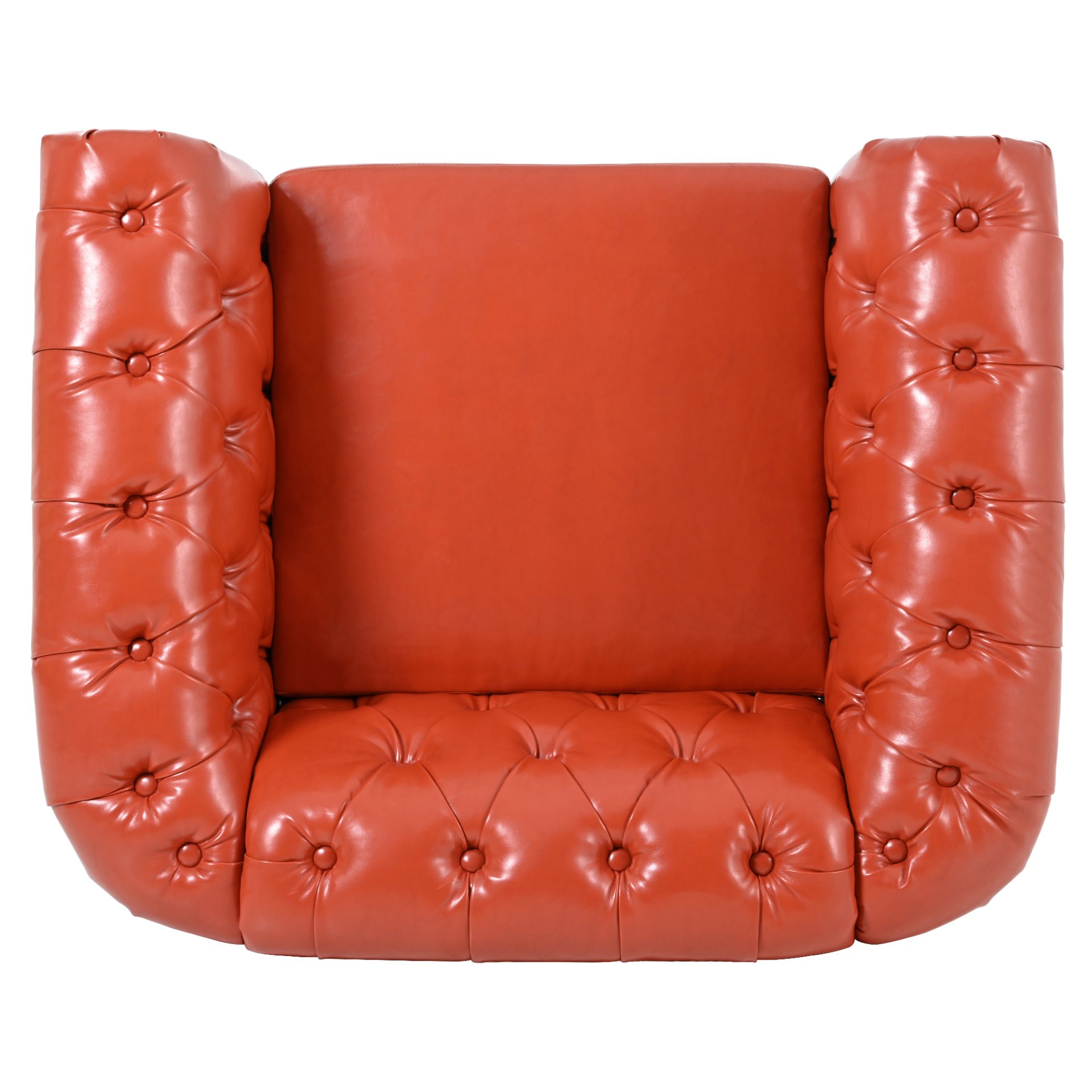 1 Seater Sofa For Living Room - Orange - Image 13