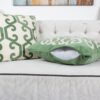 Dora - Vintage Vine Pillow Cover With Matching Back - Green - Image 9