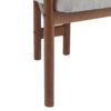 Dining Chairs (Set of 2) Upholstered Arm Chairs, Rubber Wood Accent Chairs Fabric Seating, 300 Lbs Weight Capacity - Beige - Image 13