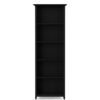 Acadian - 5 Shelf Bookcase - Black - Image 2