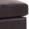 Elegant Casual Ottoman - Dark Brown - Image 4