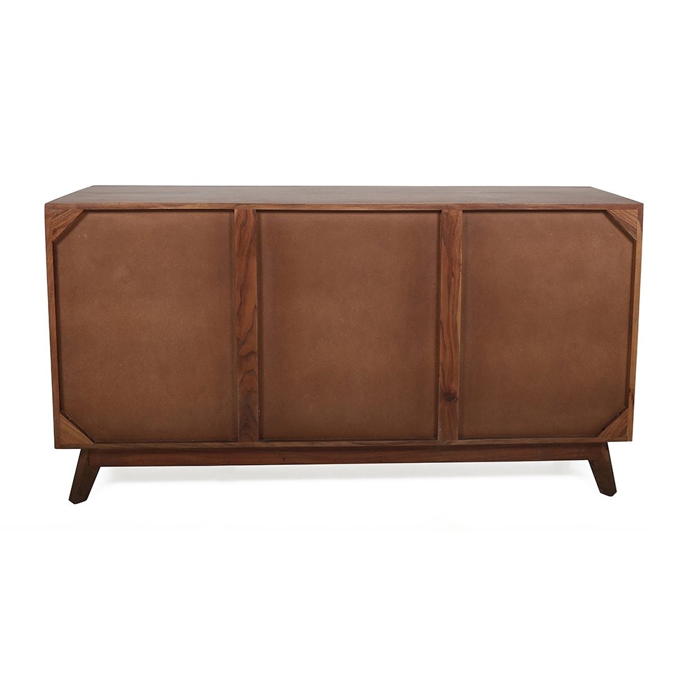 Sierra 6 Drawer Sideboard, Wood Credenza / Cabinets / Chests / Nightstands - Natural Wood / Brown - Image 9