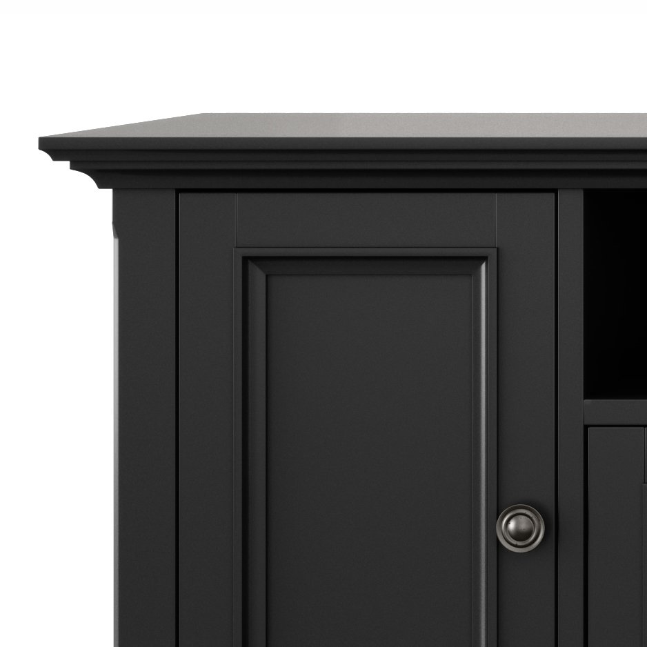 Amherst - Wide TV Media Stand - Black - Image 2