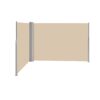 Retractable Side Awning Waterproof And UV Resistant Roll Up Privacy Screen For Balcony - Beige - Image 9