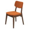 Carlos - Solid Back Side Chair (Set of 2) - Brown / Burnt Orange - Image 11