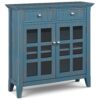 Acadian - Entryway Storage Cabinet - Distressed Coastal Blue - Image 13