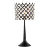 Jasper - Contemporary Buffet Lamp (Set of 2) - Matte Black / Clear Crystal - Image 3