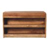 Buffalo - Hide Pull Out Shoe Storage Bench - Oak - Image 20