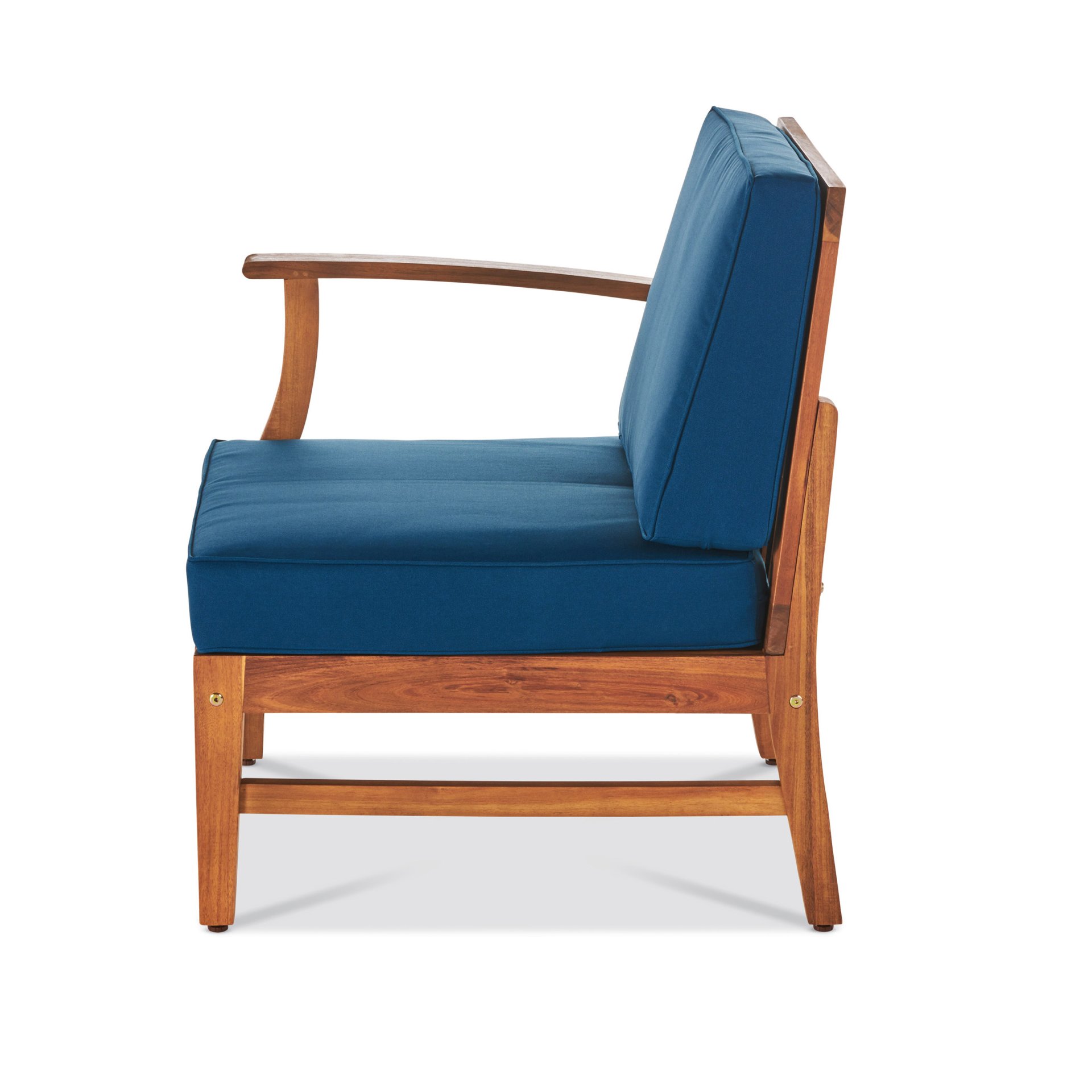 Perla - 5 Pieces Sofa Set - Blue - Image 9