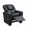 Kids Recliner Chair - Black - Image 3