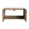 Floating Bathroom Vanity With 36" Cabinet And Resin Sink Soft Close Doors Plywood Construction - Imitative Oak - Image 8