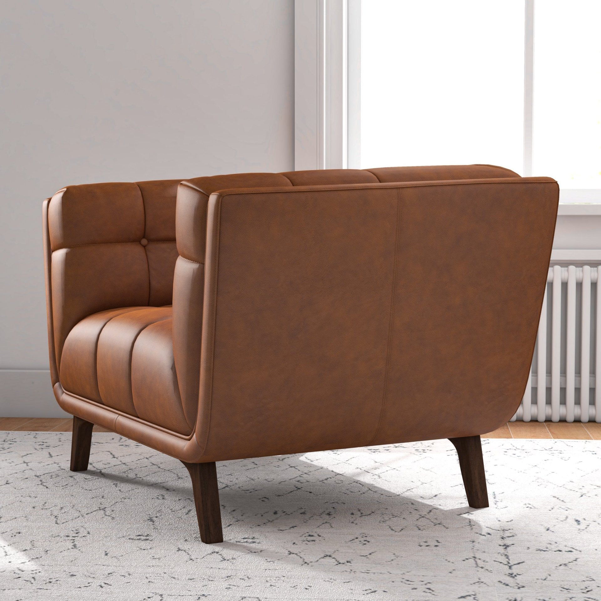 Addison - Lounge Chair Leather - Cognac - Image 10