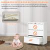 Modern 3 Drawer Lateral File Cabinet With Lock For Home Office, Metal Filing Cabinet For Legal / Letter / A4 / F4 Files - Brushed Nickel - Image 6