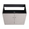 Contemporary Freestanding Bathroom Vanity With White Resin Sink & Soft Close Cabinet Doors - Khaki - Image 17