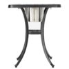 Outdoor Cast Aluminum Bistro Table With Ice Bucket - Black Copper - Image 6