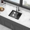 Kitchen Sink With Workstation Granite, Undermount - Black - Image 2