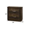 Elettra - Rustic Nightstand - Walnut - Image 8