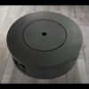Fibre Reinforced Propane Gas Outdoor Fire Pit Table With Lid - Charcoal - Image 5