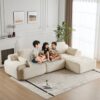 Compressed Sofa, Large Sectional Couches For Living Room - Beige - Image 10