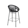 Ferrara - Outdoor Patio Barstool (Set of 2) - Black - Image 9