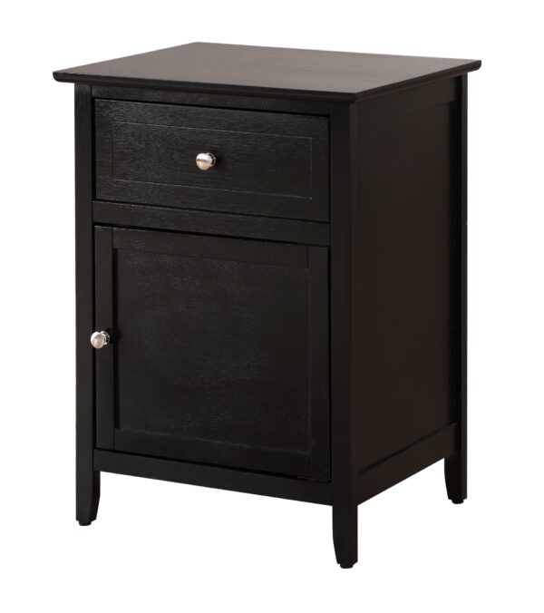 Izzy - Nightstand For Modern Spaces - Black