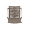 Outdoor Modern Aluminum Dining Chair Set With Rope Seat (Set of 2) - Silver / Taupe - Image 12
