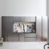 Nova - Series Garage Cabinet Set A With Soft Closing Doors - Metallic Gray - Image 5