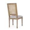 French Country Dining Chair (Set of 2) With Upholstered Seats - Light Gray - Image 8