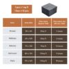 10 Piece Interlocking Deck Tiles Checker Pattern, Square Acacia Hardwood Outdoor Flooring For Patio, Bancony, Pool Side - Light Gray - Image 33