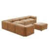 Modern (Set of 6) Modular Sectional Sofa With Storage In Soft - Camel - Image 15