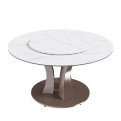Table With Rotating Tray Scratch & Heat For Kitchen & Restaurant(Table Only - White