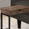 Accent Table, C - Shaped, Modern - Brown - Image 4