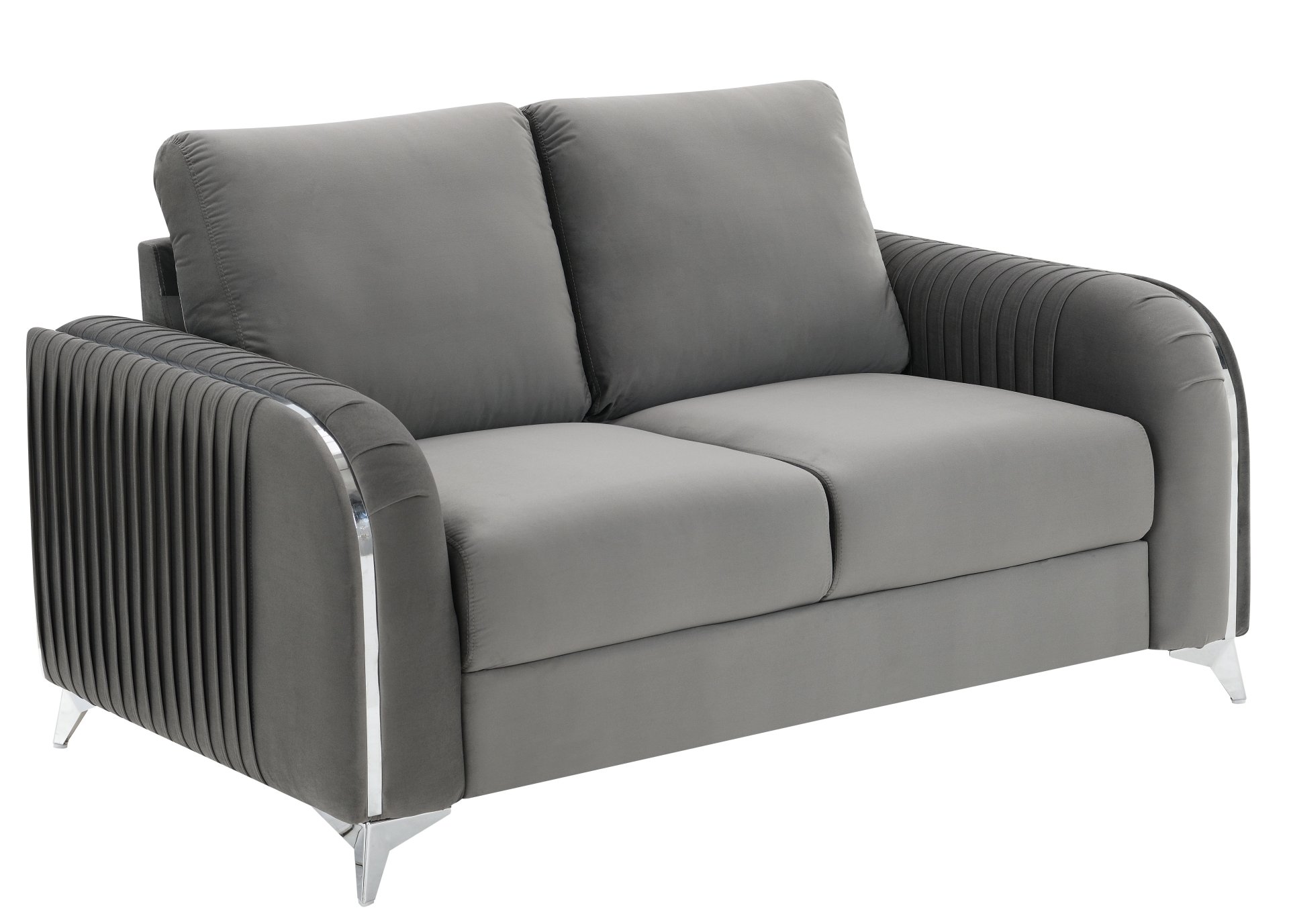 Wenona - 3 Piece Living Room Set Sofa Loveseat Chair - Gray - Image 10