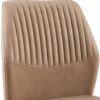 Dining Chairs Living Room Chair Modern Kitchen Armless Side Chair With Metal Legs (Set of 4) - Beige - Image 12