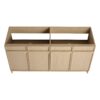 Modern Freestanding Bathroom Vanity With Soft Close Cabinet Doors - Oak - Image 7
