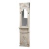 Classic Vintage Antique Wall Mirror, French Country Wall Decor - White - Image 3