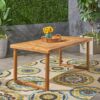 Outdoor Dining Table - Sandblast Natural - Image 4