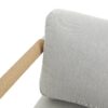 Oriana - Aluminum Outdoor Patio Armchair With Thick Cushions - Light Gray - Image 11
