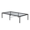Twin Size Bed Frame With Quiet Support - Black - Image 7