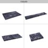 Maval - 2'6'' X 10' Washable Runner Rug - Black / Gray - Image 6